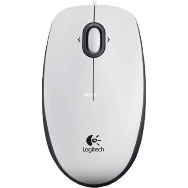 LOGITECH MOUSE B100 OPTICAL USB MOUSE FOR BUSINESS, MOUSE WHITE
