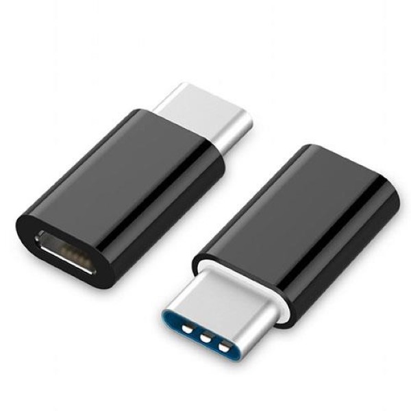 CABLEXPERT USB2,0 TYPE-C ADAPTER  CM/MICRO USB-F  BLACK