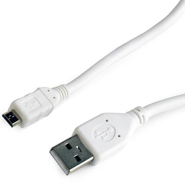 CABLEXPERT MICRO USB CABLE 0,5M WHITE