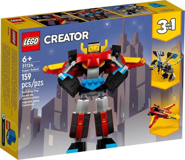 LEGO 31124 CREATOR 3-IN-1: SUPER ROBOT ΓΙΑ 6+ ΕΤΩΝ