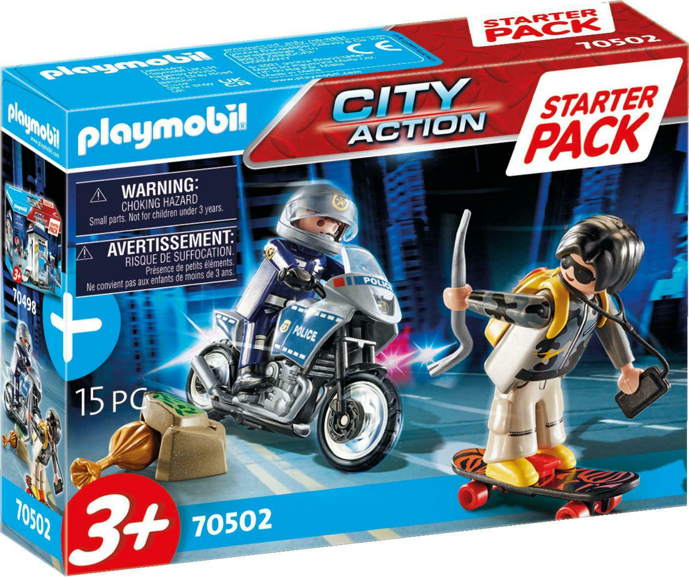 Playmobil City Action: Starter Pack Αστυνομική Καταδίωξη 70502