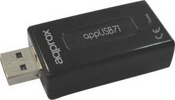 APPROX USB SOUND 7.1 ADAPTER + VOLUME