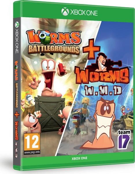 XBOX1 WORMS BATTLEGROUNDS + WORMS WMD - DOUBLE PACK  EU