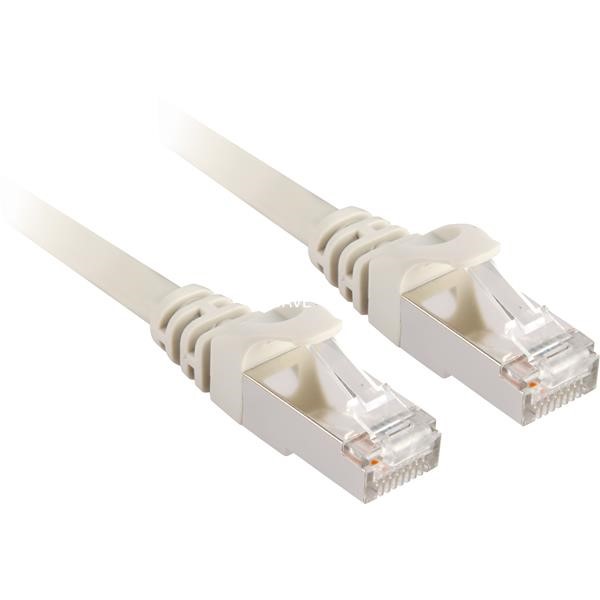 SHARKOON PATCH CABLE RJ45 CAT.6 SFTP CONNECTION WITH HUB SWITCH 1X RJ45  MALE  ON 1X RJ45  MALE  25 CM GRAY, 25 CM 4044951015108