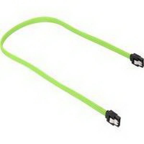 SHARKOON DATA TRANSFER SATA III CABLE SLEEVE GREEN, 60 CM