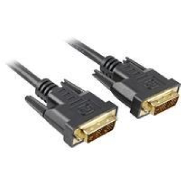 SHARKOON AUDIO / VIDEO MONITOR CABLE DVI-D -> DVI-D  18 + 1  1.0M BLACK, 1 METER, SINGLE LINK 18 + 1