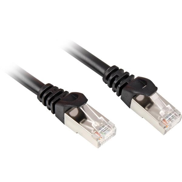 SHARKOON PATCH CABLE RJ45 CAT.6 SFTP CABLE CONNECTION 1X RJ45  MALE  ON 1X RJ45  MALE  1.5M BLACK 4044951017805