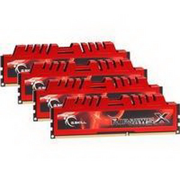 G.SKILL DDR3 DIMM 32GB DDR3-1600 QUAD KIT, MEMORY F3-12800CL10Q-32GBXL, RIPJAWSX SERIES, LITE RETAIL