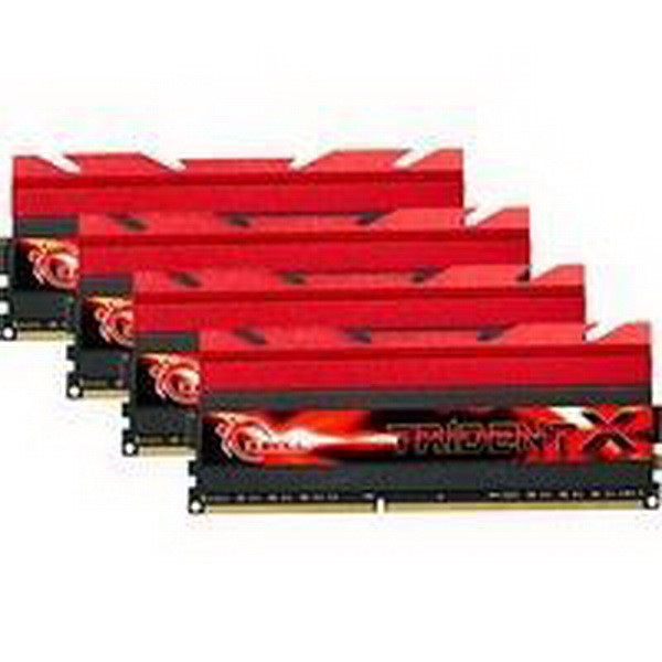 G.SKILL DIMM 32 GB DDR3-2400 QUAD-KIT, MEMORY, 32 GB OF 12-12-31 CL10 4 PIECES F3-2400C10Q-32GTX, TRIDENTX, RETAIL