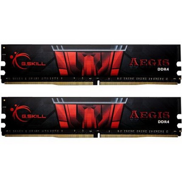 G.SKILL DIMM 8 GB KIT DDR4-2400, RAM 8 GB CL17 17-17-39 OF 2-F4-2400C17D 8GIS, AEGIS F4-2400C17D-8GIS