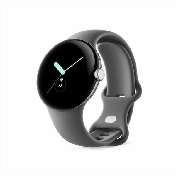 GOOGLE PIXEL WATCH LTE POLISHED SILVER/CHARCOAL