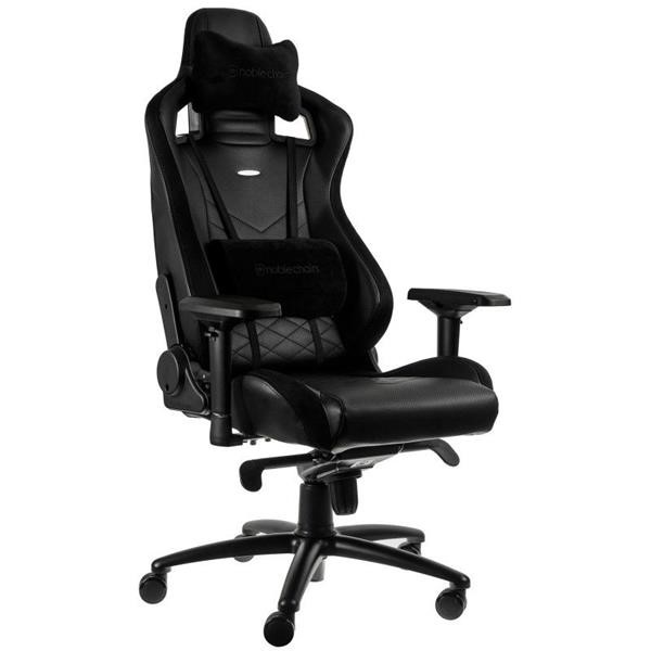 Noblechairs EPIC Gaming Chair Breathable, 4D armrests, 60mm casters - black