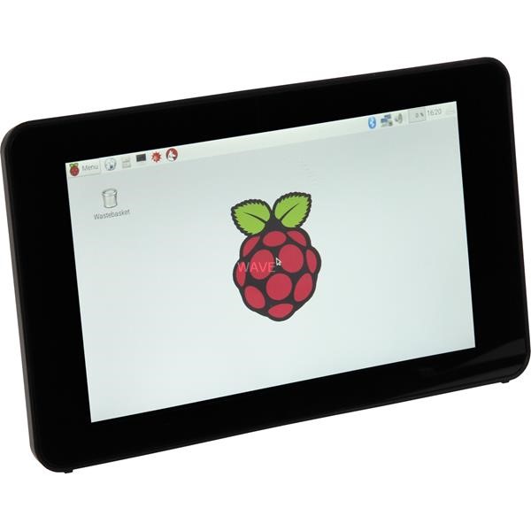 RASPBERRY PI FOUNDATION HOUSING FOR RASPBERRY PI-TOUCH BLACK, FOR PI PI B 2 RB LCD 7CASE2