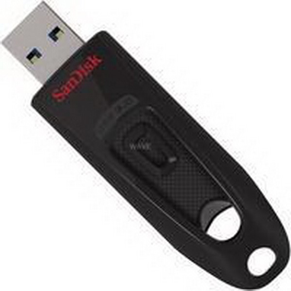 SANDISK USB STICK ULTRA 16GB USB FLASH DRIVE BLACK RED