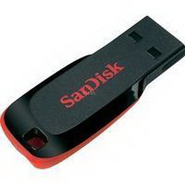 SANDISK USB STICK BLADE 64 GB USB FLASH DRIVE BLACK