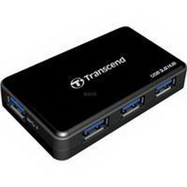 TRANSCEND SWITCHES & DISTRIBUTOR USB 3.0 4-PORT HUB, USB HUB BLACK