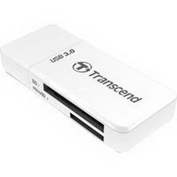 TRANSCEND MEMORY CARD READER TS RDF5W, CARD READER WHITE, USB 3.0