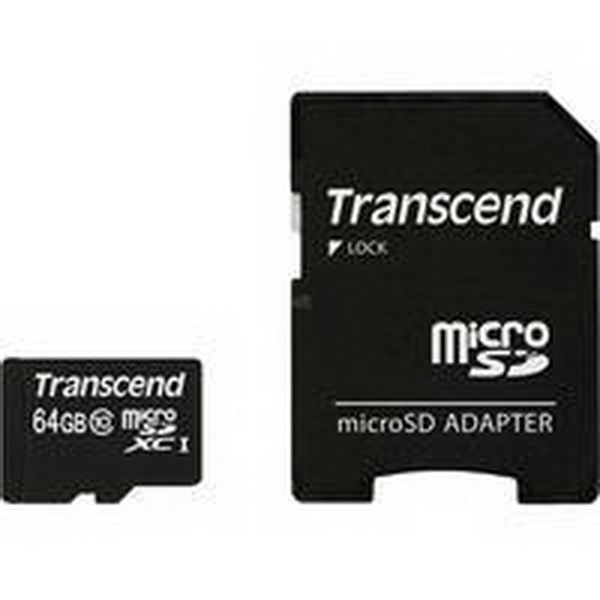 TRANSCEND MEMORY CARD 64 GB MICROSDXC, MEMORY CARD CLASS 10