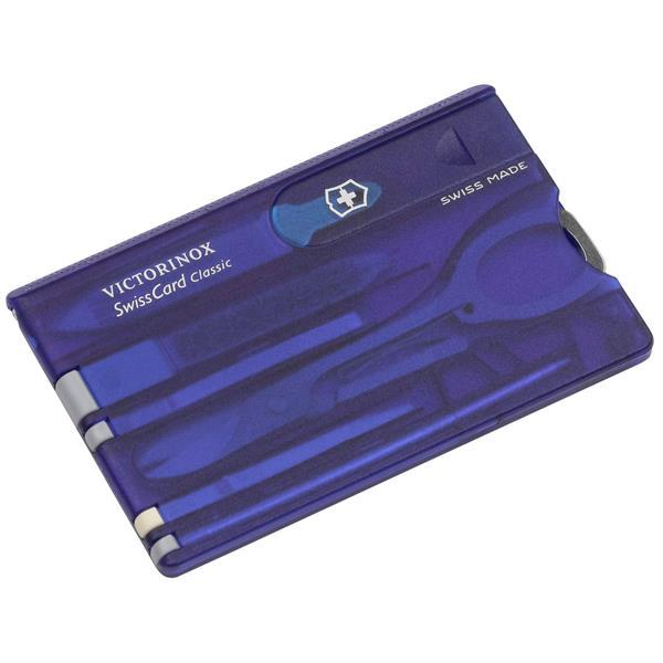 VICTORINOX SWISSCARD BLUE TRANSPARENT