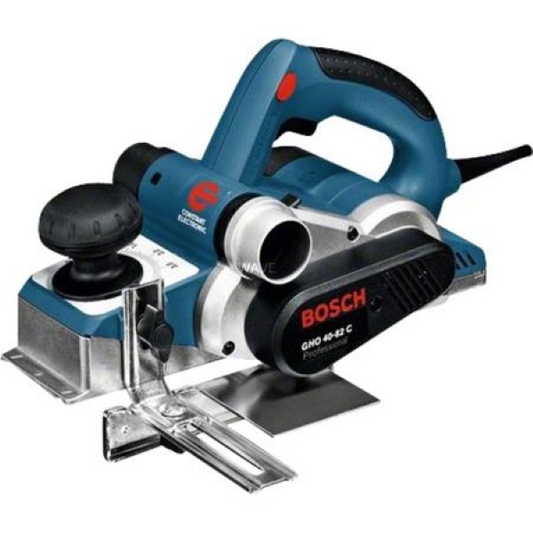 BOSCH PLANER GHO 40-82 C PROFESSIONAL, ELECTRICAL PLANE BLUE - BLACK, L-BOXX, 850 WATTS