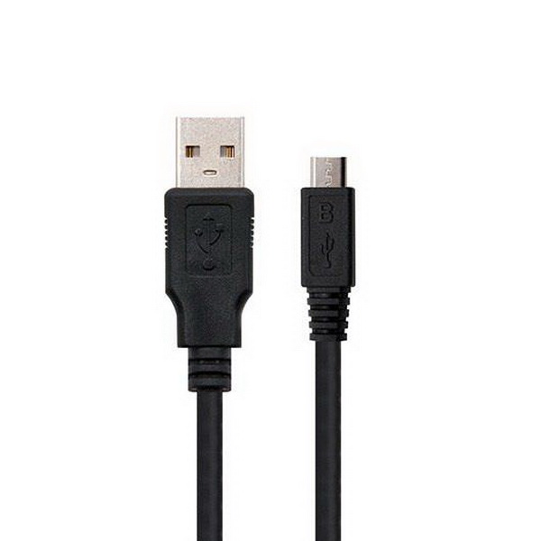 USB CABLE (A) 2.0 A MICRO USB (B) NANOCABLE 0.8M