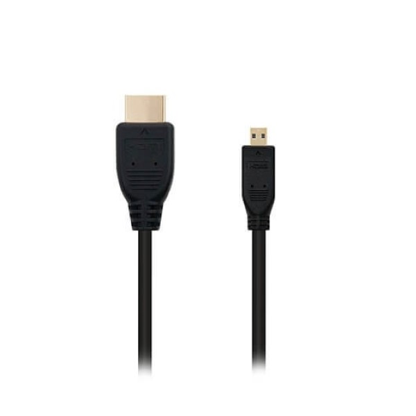 NANOCABLE MICRO-HDMI CABLE  D  TO HDMI  A  NANOWIRE 0.8M BLACK 0.8 M / MALE-TO-MALE HIGH-SPEED ??/ HIGH / BLACK 10.15.3501