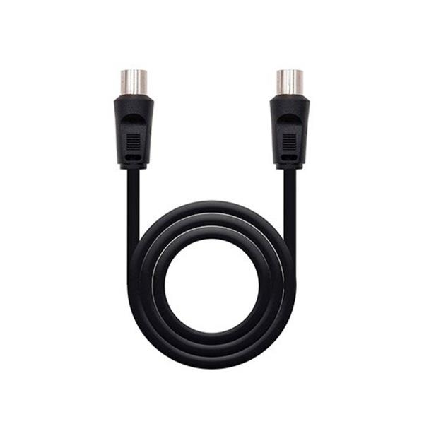 NANOCABLE CABLE ANTENNA TV COAXIAL NANOWIRE 1.8 M BLACK