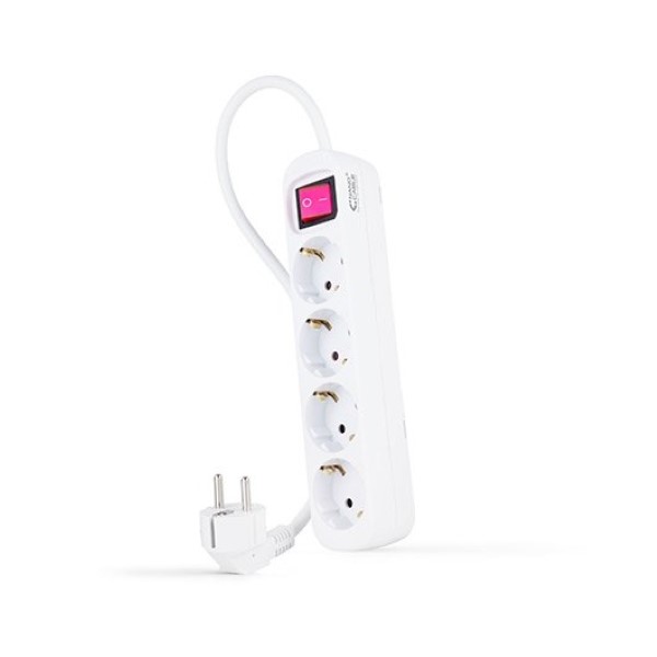 NANOCABLE POWER STRIP 4 SOCKETS 1.4 M WITH SWITCH NANOWIRE WHITE
