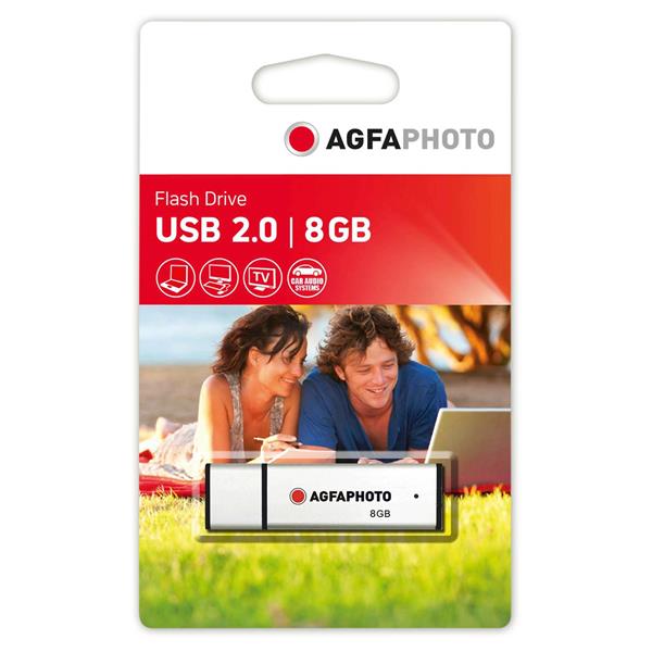 AGFAPHOTO USB 2.0 SILVER     8GB