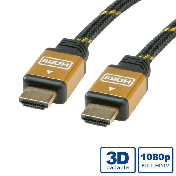 ROLINE ΚΑΛΩΔΙΟ HDMI GOLD PLATED 15M