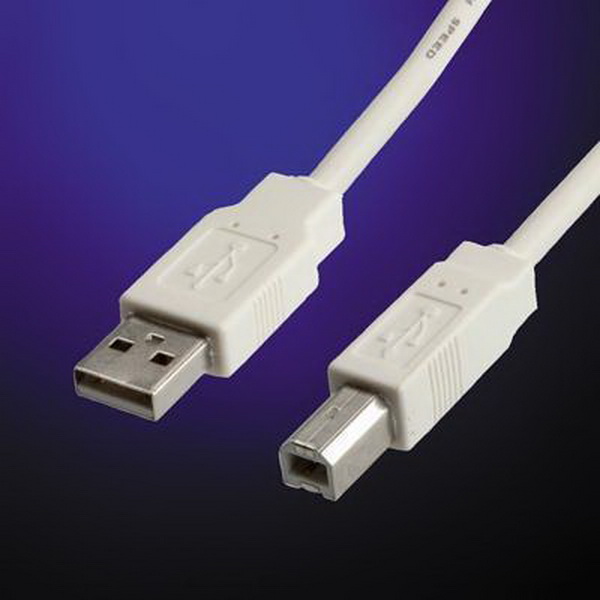 ROLINE USB CABLE TYPE A-B V.2.0 0.8 M