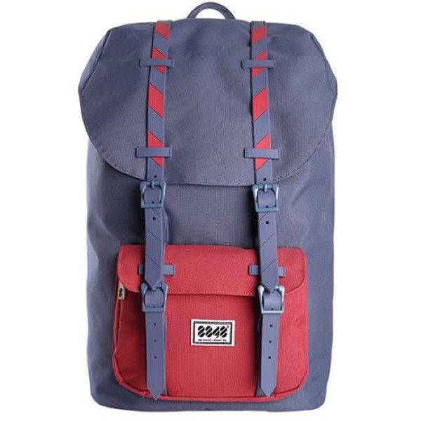 8848 TRAVEL BACKPACK 15,6" UNISEX WATERPROOF BLUE/RED