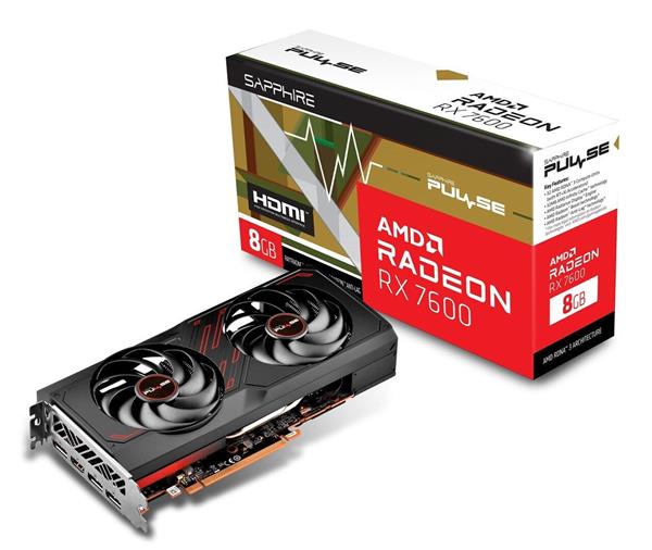 SAPPHIRE VGA  PULSE RADEON RX 7600 8GB GAMING GDDR6  UEFI