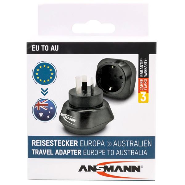 ANSMANN TRAVEL PLUG EU TO AU