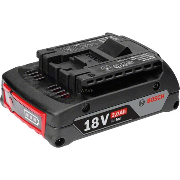 BOSCH LITHIUM-ION BATTERY 18 V  2.0 AH BLACK