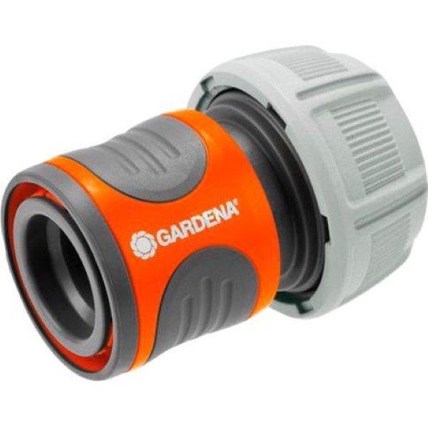 GARDENA HOSE CONNECTOR 18216-20 HOSE CONNECTOR GRAY - ORANGE, 19MM 3-4 "