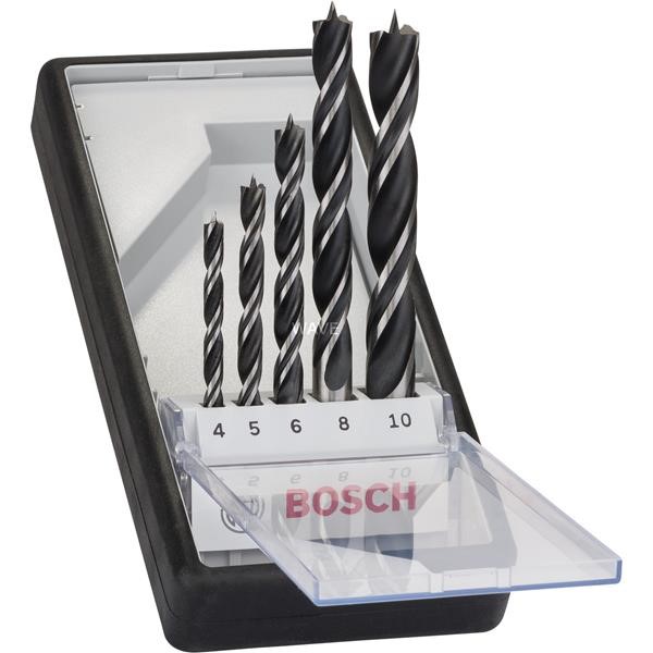 BOSCH WOOD DRILL BIT SET ROBUST LINE, 5-PIECE
