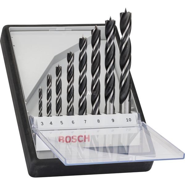 BOSCH WOOD DRILL BIT SET ROBUST LINE, 8-PIECE