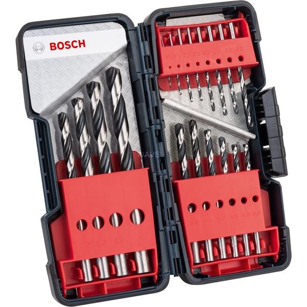 BOSCH HSS TWIST DRILL SET POINTTEQ, 135 °, 18 PIECES IN TOUGHBOX