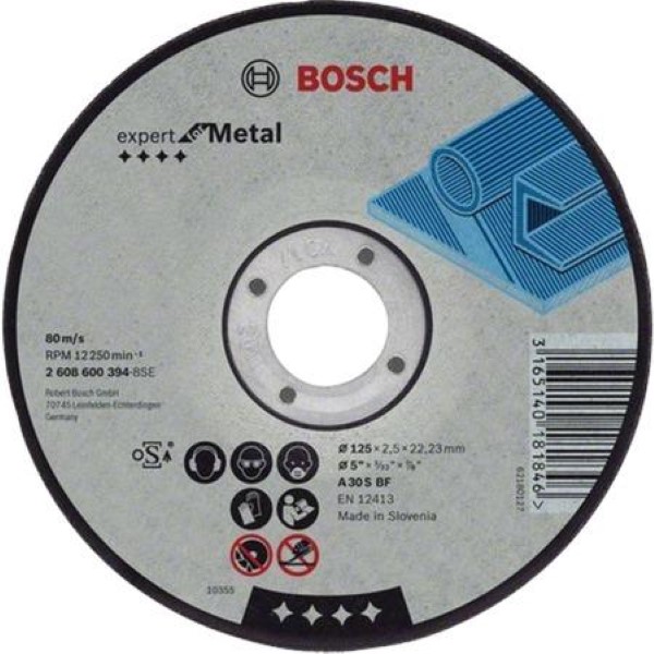 BOSCH CUTTING DISC EXPERT FOR METAL 125MM