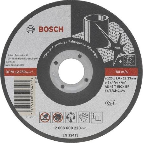 BOSCH CUTTING DISC EXPERT FOR INOX LONGLIFE 115 MM