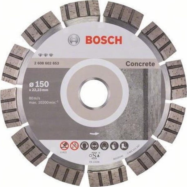 BOSCH DIAMOND CUTTING DISC BEST FOR CONCRETE 150MM