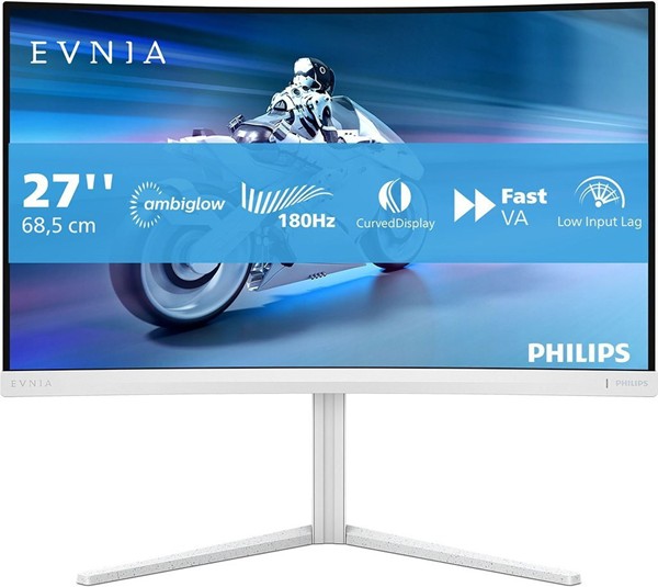 Philips 27M2C5201L VA Curved Gaming Monitor 27" FHD 1920x1080 180Hz  1ms GTG