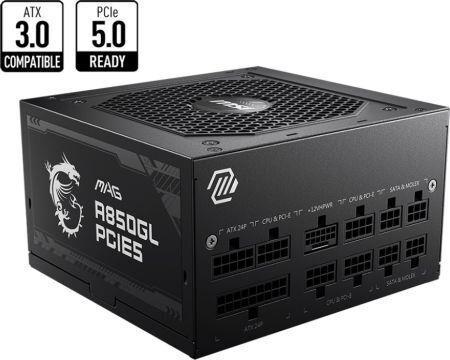 Power SupplyMSI MAG A850GL PCIE5