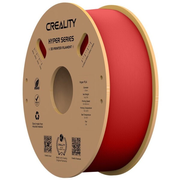 Creality Hyper PLA Red 3D Printer Filament, High S