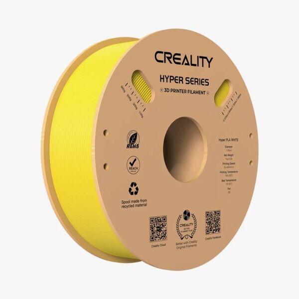 Creality Hyper PLA Yellow 3D Printer Filament, Hig