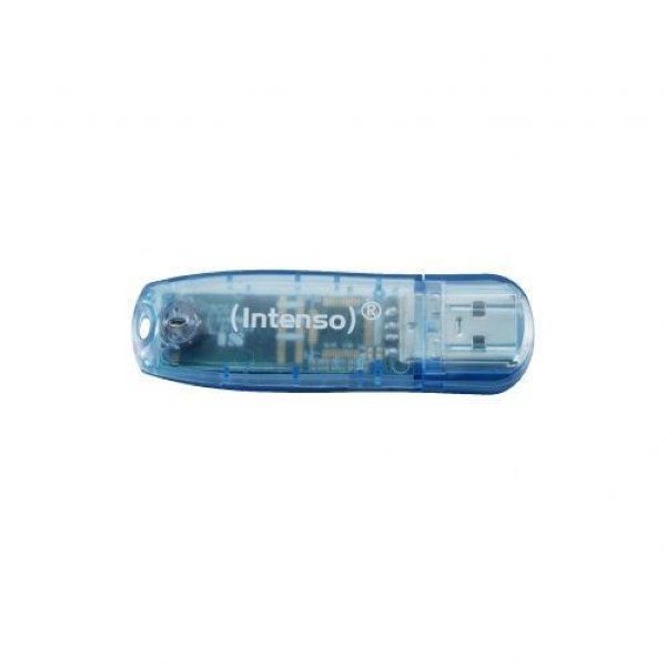 INTENSO DRIVE USB 2.0 RAINBOW LINE BLUE 4 GB