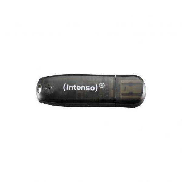INTENSO DRIVE USB 2.0 RAINBOW LINE BLACK 16 GB