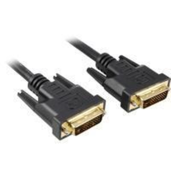 SHARKOON AUDIO / VIDEO MONITOR CABLE DVI-D- DVI-D BLACK, 2 METERS, DUAL LINK, 24 + 1, BULK