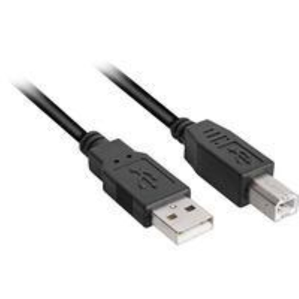 SHARKOON CABLE USB 2.0 CONNECTION CABLE 1X USB-A  MALE PLUG  TO 1X USB-B CONNECTOR  PLUG  2 METER BLACK, 2.0 METERS
